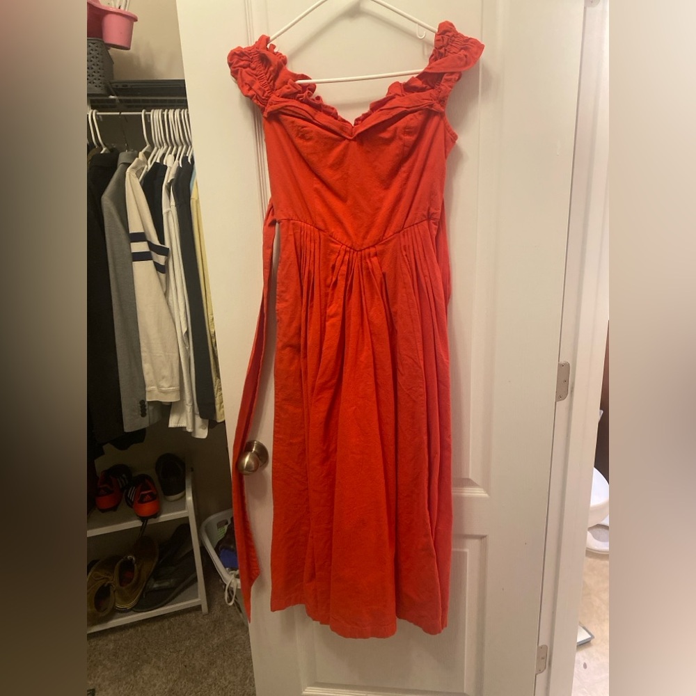 Free People Something Special Drop Waist Midi Dress